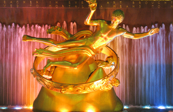 Prometheus, Rockefeller Center, New York City (Image ID: 23-016)