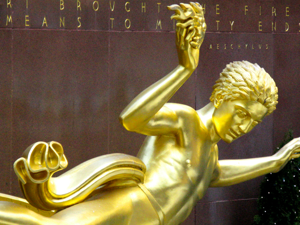 Prometheus, Rockefeller Center, New York City (Image ID: 23-021)