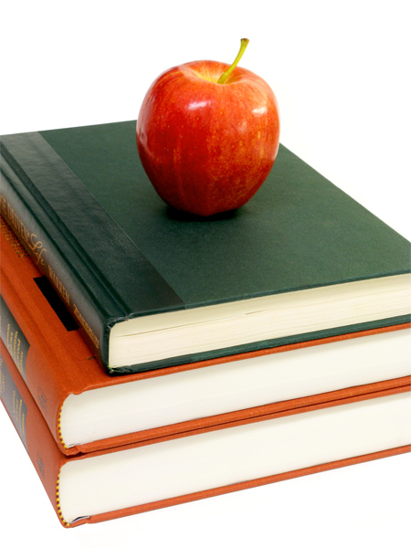 Apples and Books (Image ID:44-296)